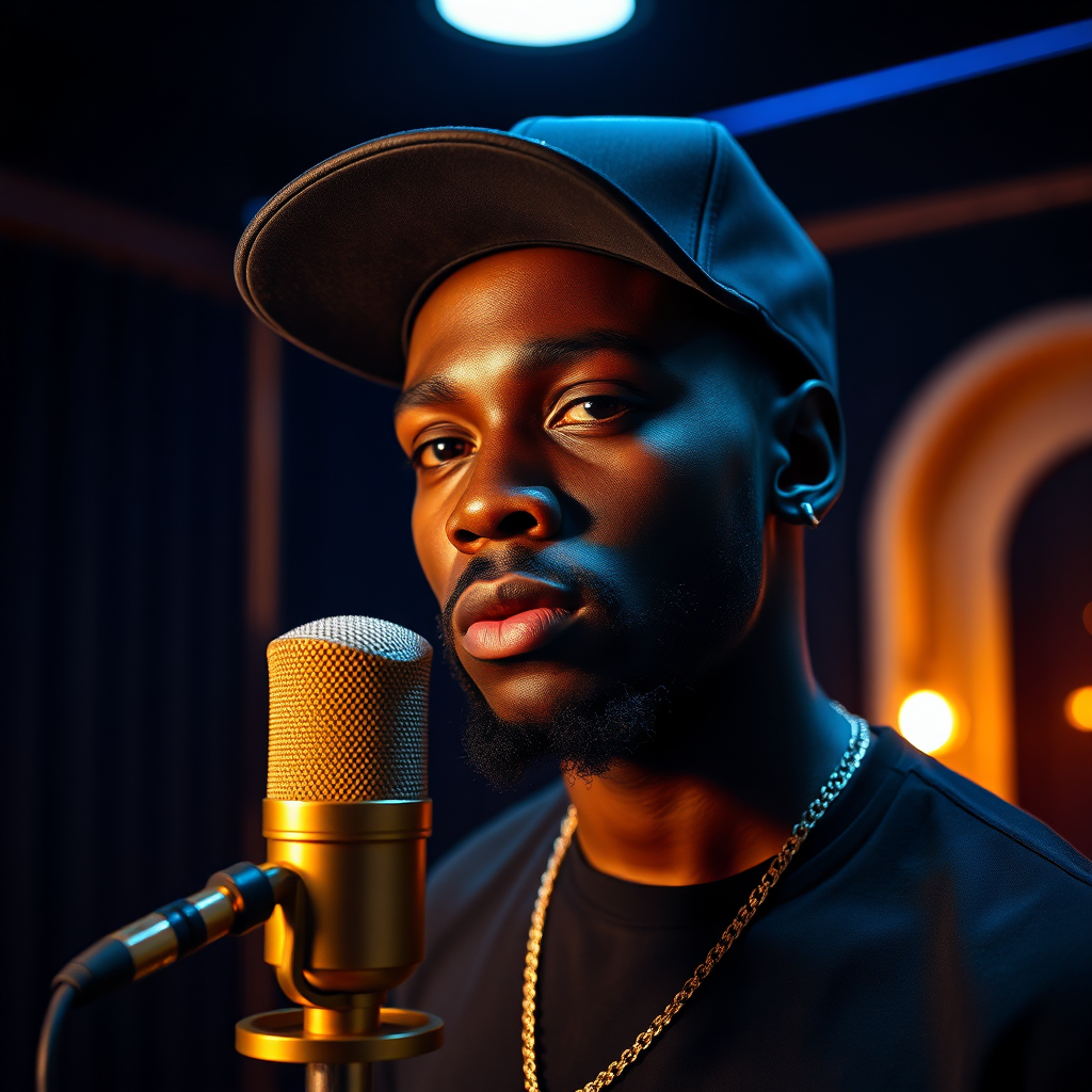 Music artist performing